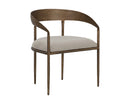 Sunpan Zanatta Dining Armchair - Zenith Taupe Grey