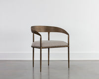 Sunpan Zanatta Dining Armchair - Zenith Taupe Grey