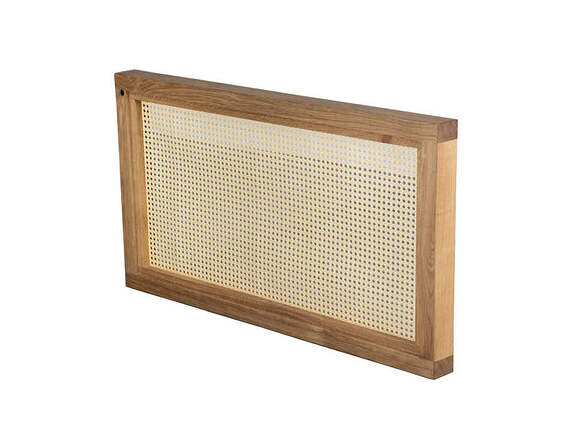 Cane-Line Scale Armrest Left & Right Oak with French Weave Natural