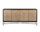 Sunpan Algarve Sideboard Black - Champagne Gold