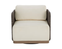 Sunpan Ravenna Swivel Armchair - Stinson Cream