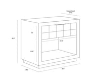 Sunpan Akava Nightstand