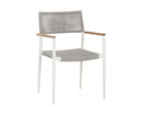 Sunpan Nava Stackable Dining Armchair - Set of Two