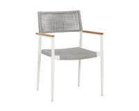 Sunpan Nava Stackable Dining Armchair - Set of Two