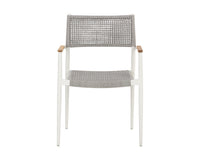 Sunpan Nava Stackable Dining Armchair - Set of Two