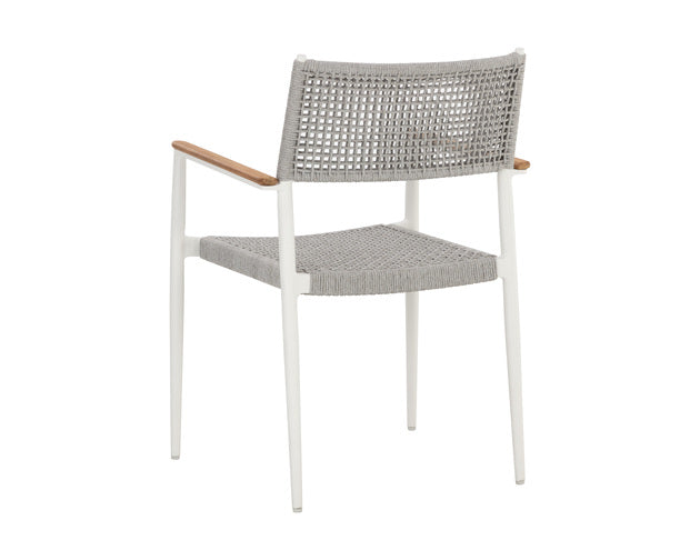 Sunpan Nava Stackable Dining Armchair - Set of Two