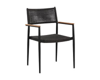 Sunpan Nava Stackable Dining Armchair - Set of Two