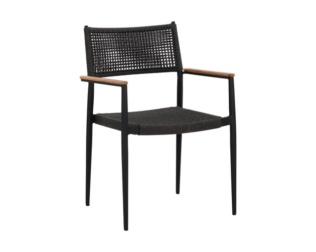 Sunpan Nava Stackable Dining Armchair - Set of Two