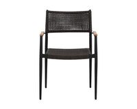 Sunpan Nava Stackable Dining Armchair - Set of Two