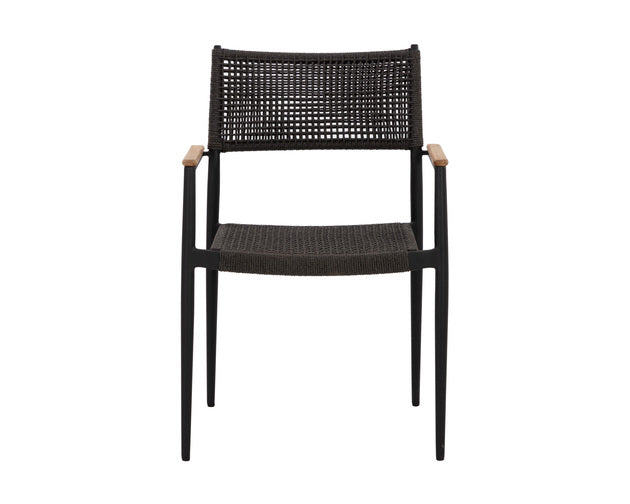 Sunpan Nava Stackable Dining Armchair - Set of Two