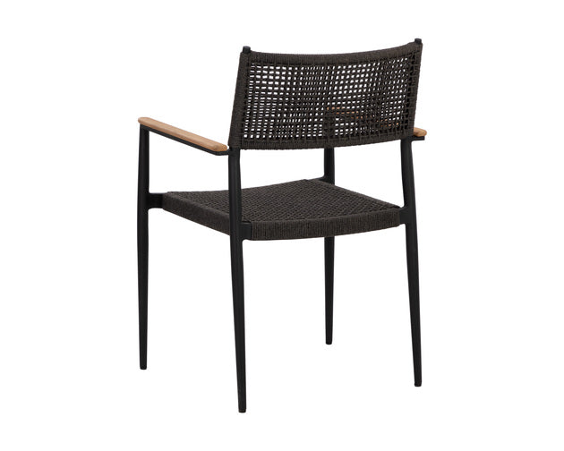 Sunpan Nava Stackable Dining Armchair - Set of Two