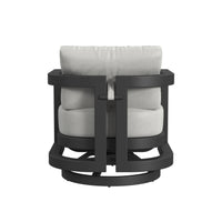 Sunset West Malibu Swivel Chair in Cast Silver - No Welt
