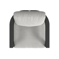 Sunset West Malibu Swivel Chair in Cast Silver - No Welt