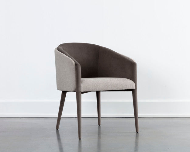 Sunpan Sheva Dining Chair - Ernst Sandstone / Meg Ash