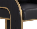 Sunpan Baz Bar Stool - Napa Black / Beige