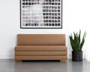 Sunpan Radcliff Banquette - Milliken Cognac / Bravo Black