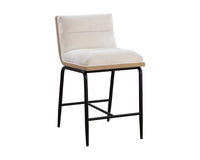 Sunpan Abilene Counter Stool - Polo Club Muslin