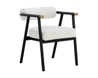 Sunpan Sova Dining Armchair - Copenhagen White