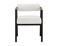 Sunpan Sova Dining Armchair - Copenhagen White