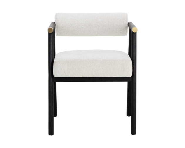 Sunpan Sova Dining Armchair - Copenhagen White