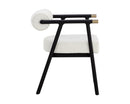 Sunpan Sova Dining Armchair - Copenhagen White
