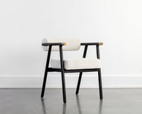 Sunpan Sova Dining Armchair - Copenhagen White