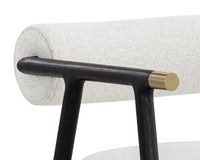 Sunpan Sova Dining Armchair - Copenhagen White