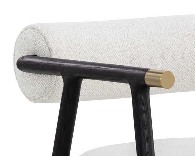 Sunpan Sova Dining Armchair - Copenhagen White
