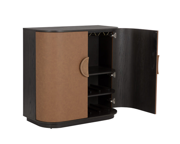 Sunpan Dresden Bar Cabinet - Milliken Cognac