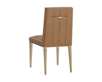 Sunpan Wilbur Dining Chair in Milliken Cognac - Set of 2