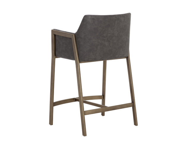 Sunpan Bernadette Counter Stool - Bravo Admiral / Kendall Grey