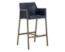 Sunpan Bernadette Barstool - Bravo Admiral / Kendall Grey