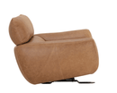 Sunpan Paget Glider Lounge Chair - Camel Leather