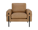 Sunpan Camus Armchair - Ludlow Sesame Leather