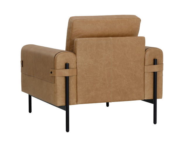 Sunpan Camus Armchair - Ludlow Sesame Leather