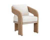 Sunpan Pylos Dining Armchair - louis cream
