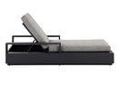 Sunpan Tavira Lounger - Lanikai Salt And Pepper