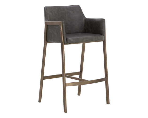 Sunpan Bernadette Barstool - Bravo Admiral / Kendall Grey