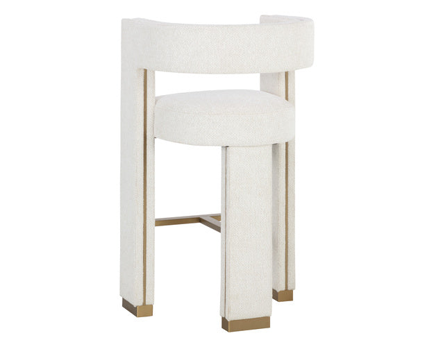 Sunpan Adamina Bar Stool Rhea in Light Barley