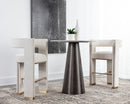 Sunpan Adamina Bar Stool Rhea in Light Barley