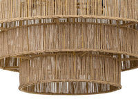 Sunpan Aalyssa Chandelier - Natural Jute and Black Jute