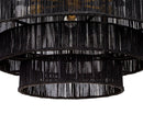 Sunpan Aalyssa Chandelier - Natural Jute and Black Jute