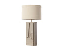 Sunpan Dirsan Table Lamp in Black / Taupe