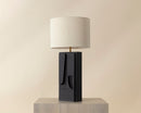 Sunpan Dirsan Table Lamp in Black / Taupe