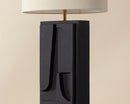 Sunpan Dirsan Table Lamp in Black / Taupe
