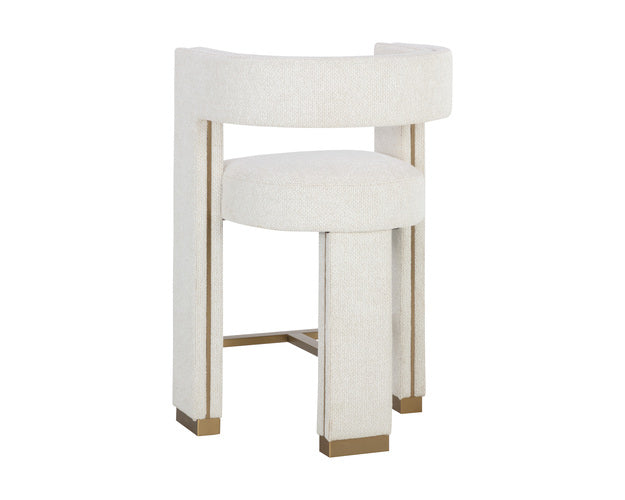 Sunpan Adamina Counter Stool Rhea in Light Barley