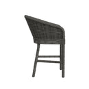 Sunset West Cabo Barstool in Soothe Pearl with Flange Welt