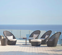 Cane-Line Kingston Sunchair with Wheels