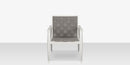 DecoScapes Furniture Danish Aluminum Sling Strap Lounge Chair