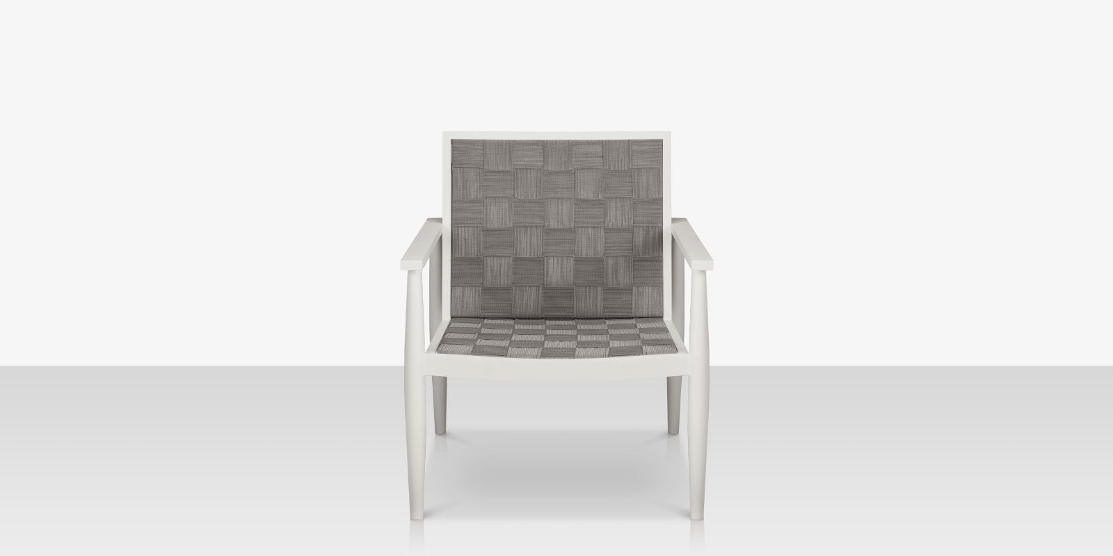 DecoScapes Furniture Danish Aluminum Sling Strap Lounge Chair